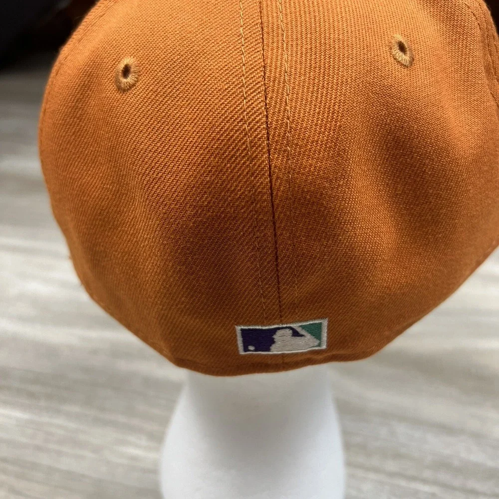 Arizona Diamondbacks 20th Anniversary Patch Orange 59Fifty NewEra Fitted 7 1/4